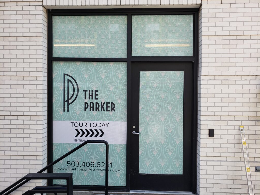 Perforated Window Film The Parker