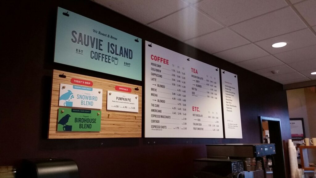 Printed Wood Sauvie Island Coffee
